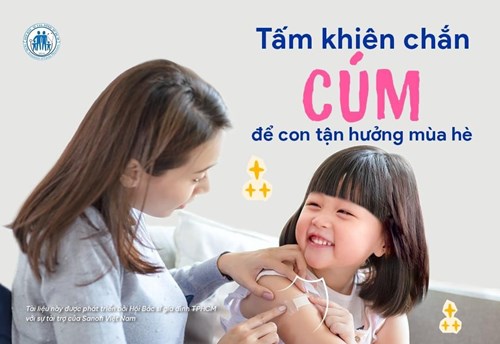 Hãy tiêm phòng dịch Cúm mùa cho bé để con được tận hưởng một mùa hè ý nghĩa