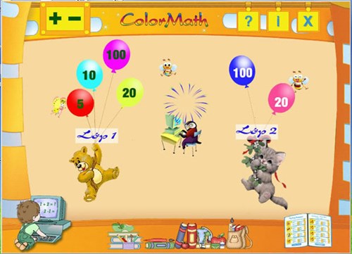 Phần mềm hữu ích cho trẻ mầm non   Sắc màu toán học 