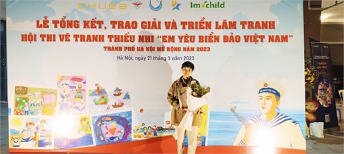 Thành tích đáng tự hào của trường THCS Khương Mai trong Hội thi vẽ tranh “Em yêu biển đảo Việt Nam  Thành phố Hà Nội mở rộng năm 2023
