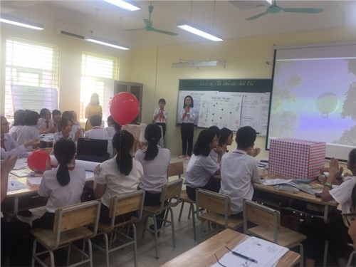 Trường THCS Phan Đình Giót thực hiện chuyên đề Hóa cấp Quận
