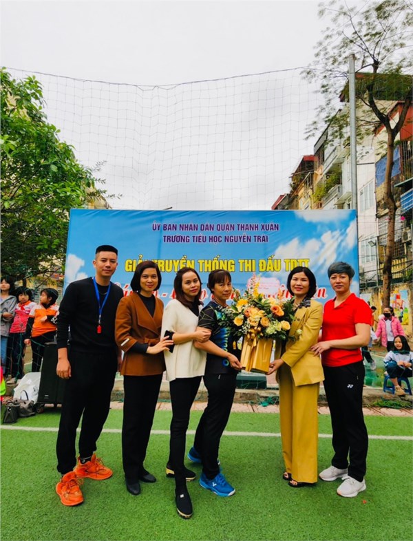 Giải truyền thống thi đấu thể thao của trường tiểu học Nguyễn Trãi